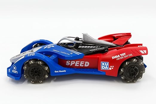 Captain America Car Toy - Remote Control Vehicle with Light, Music & Spray Effect | F1 Gesture Sensing Racing Car with Remote Control | Rechargeable 4WD Drift Car Toy for Kids (Ages 4 and Above) - Image 5