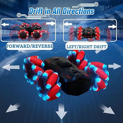 4x4 RC Stunt Car – 360° Rotation, Drift & Spray Effect, High-Speed 4WD Remote Control for Kids & Adults - Image 5