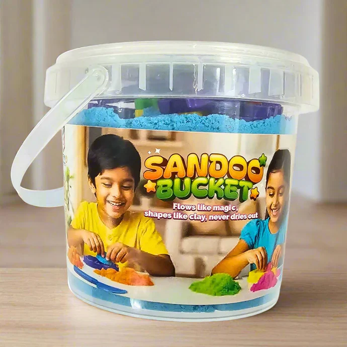 Crazinos 2-in-1 Educational Combo for Kids | 1KG Kinetic Sand + 6-in-1 Board Games | Age 3+ - Image 4