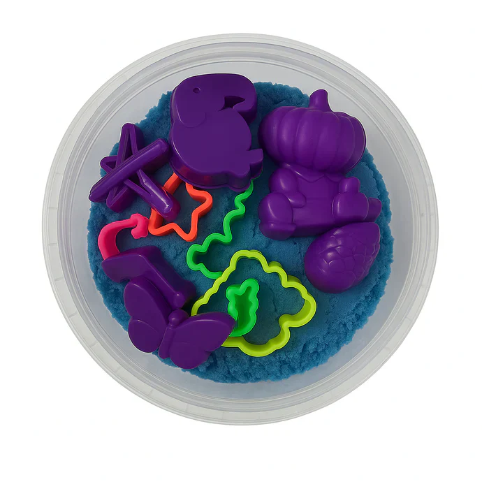 Crazinos 2-in-1 Educational Combo for Kids | 1KG Kinetic Sand + 6-in-1 Board Games | Age 3+ - Image 6