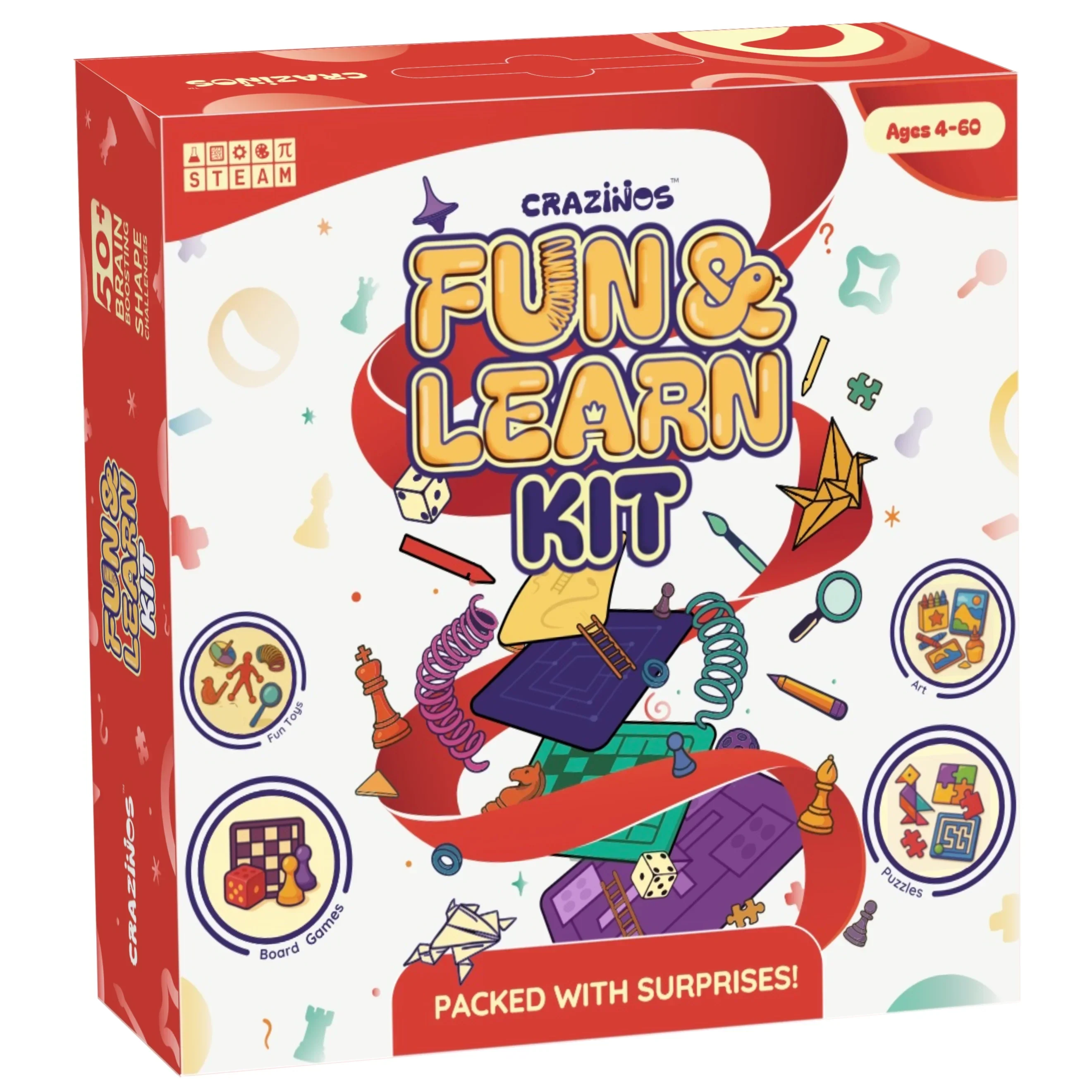Pack of 3 Kits | Entire Family | Ages 4 to 60 | 350+ Experiments, Games and Hands-On activities - Image 4