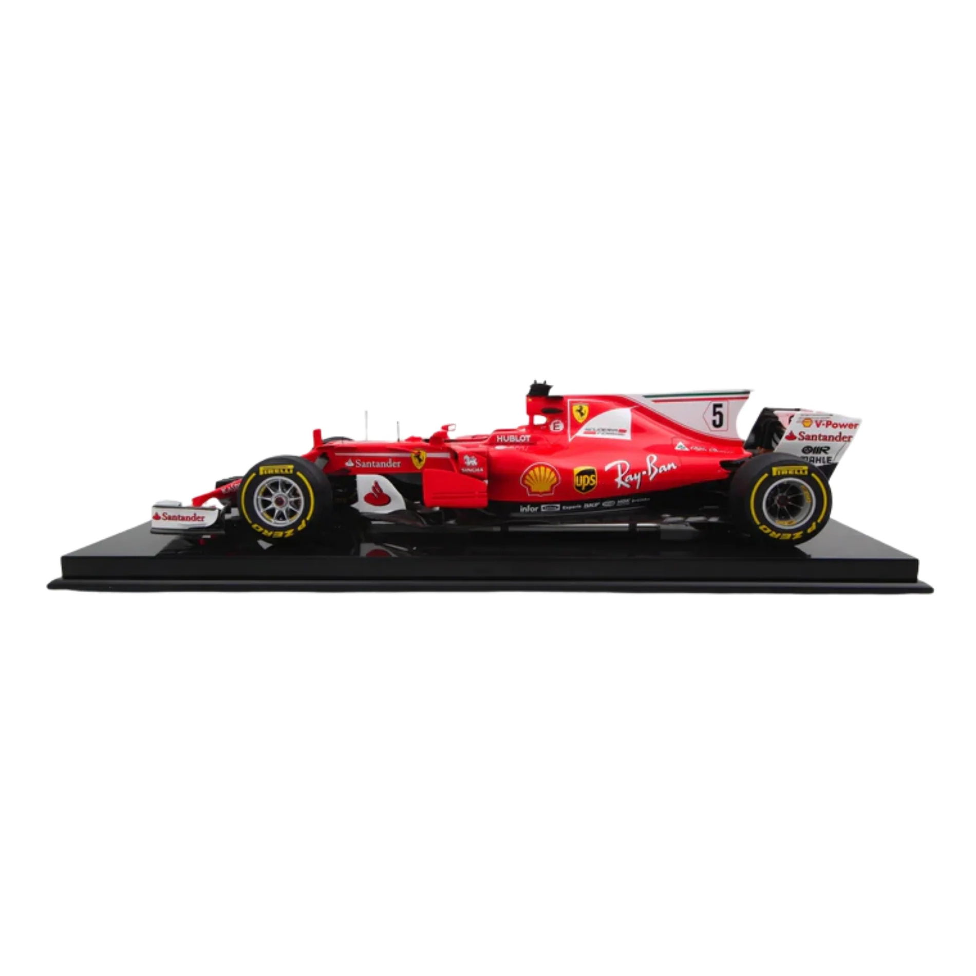 Formula 1 Remote Control Racing Car 1:12 Scale - Compatible with Ferrari SF70H (2017) | Best of Birthday Gift | Age 4+ - Image 6