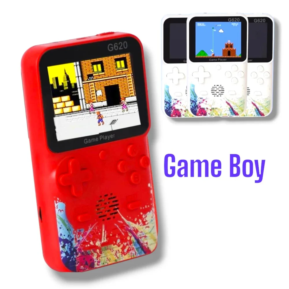Handheld G620, 3.0 inch Screen Support Double Play Classic Games Built-in 620, Connect TV Support, Rechargeable - Image 3
