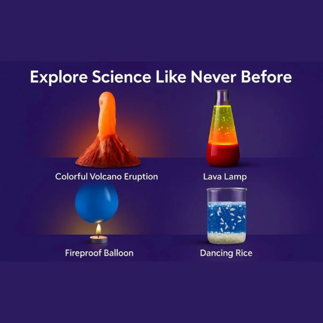 Kaboom Kit for Kids | 125+ Experiments | for Boys and Girls Ages 4–16 | STEM Education Toy for School Projects, Birthday, Return Gifts | from Crazy XYZ - Image 3