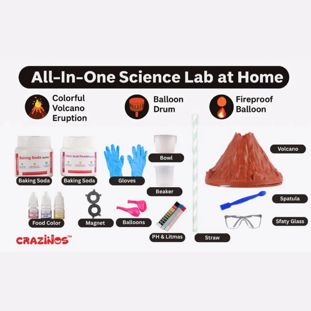 Kaboom Kit for Kids | 125+ Experiments | for Boys and Girls Ages 4–16 | STEM Education Toy for School Projects, Birthday, Return Gifts | from Crazy XYZ - Image 4