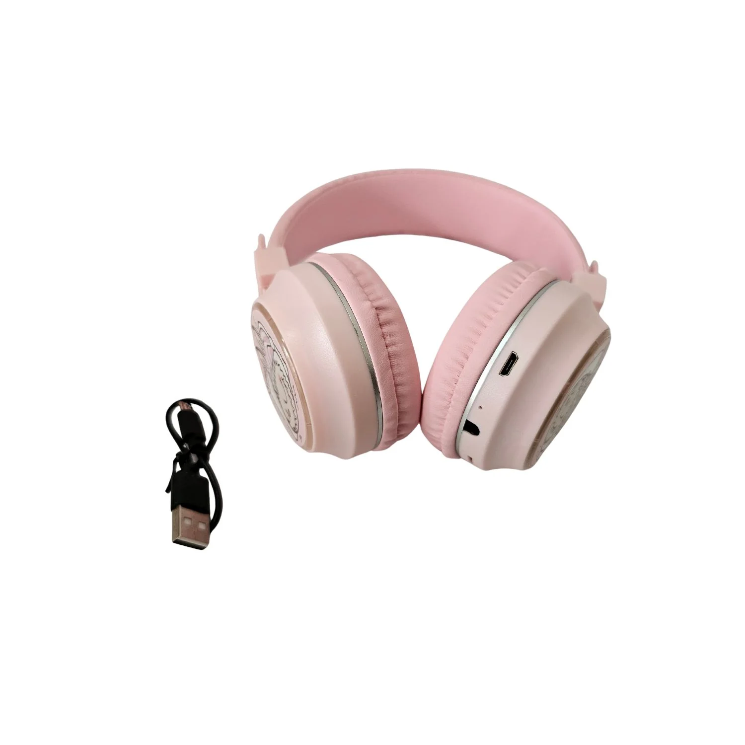 Labubu Kids Headphones with Mic - 85dB Safe Volume Limit, HD Stereo Sound, Share Port, and Soft Earmuffs | Perfect Travel Headset for Girls and Boys - Image 4