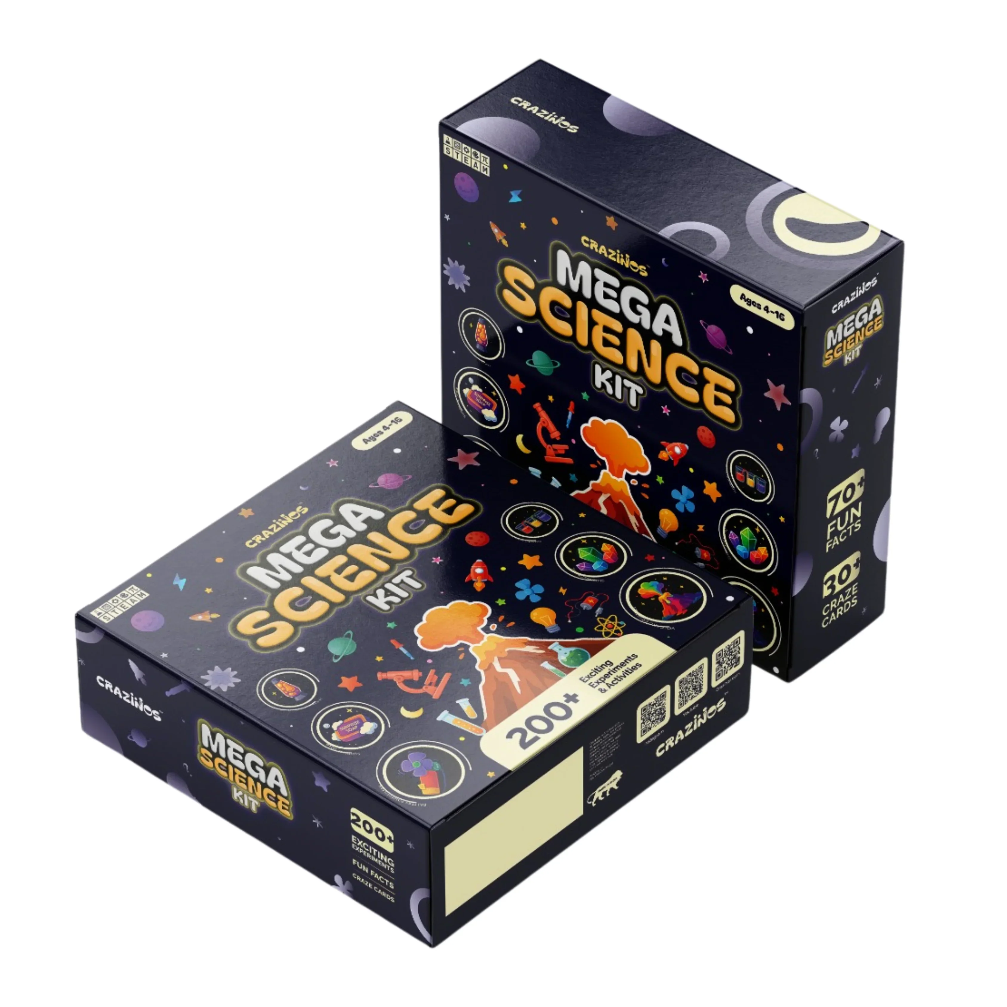Mega Science Kit | School Projects |For 3 to 4 Learners | Ages 4 to 16| 200+ experiments and funfacts | from Crazy XYZ - Image 8